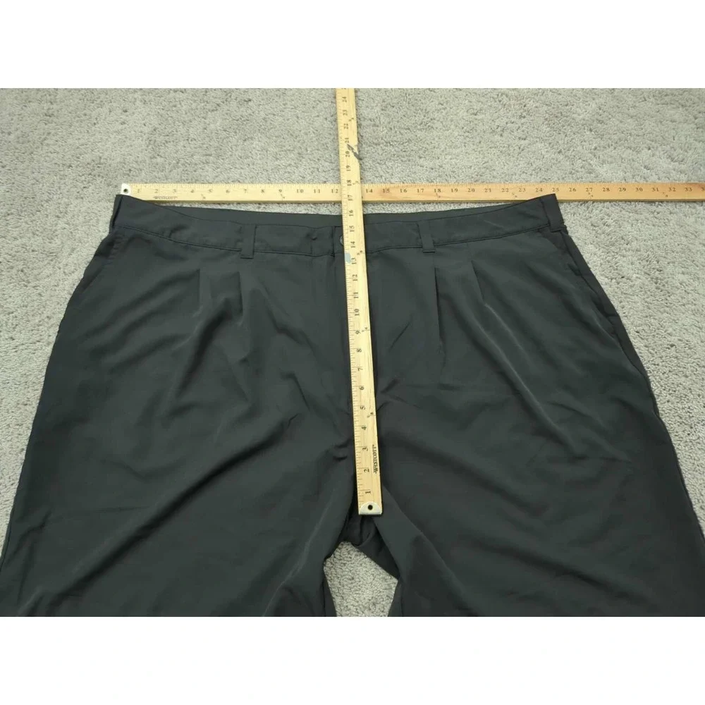 Reebok Shorts Mens 54 Black BIG Pleated Pockets Performance Golf‎ Casual